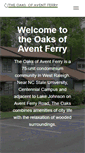 Mobile Screenshot of oaksofaventferry.com